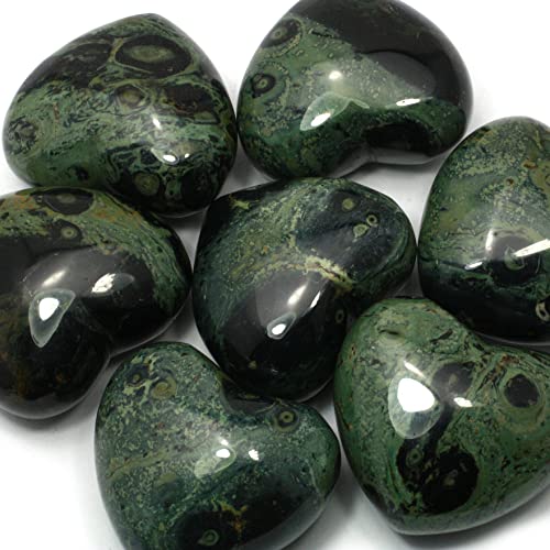 Kambaba Jasper Crystal Heart ~45mm