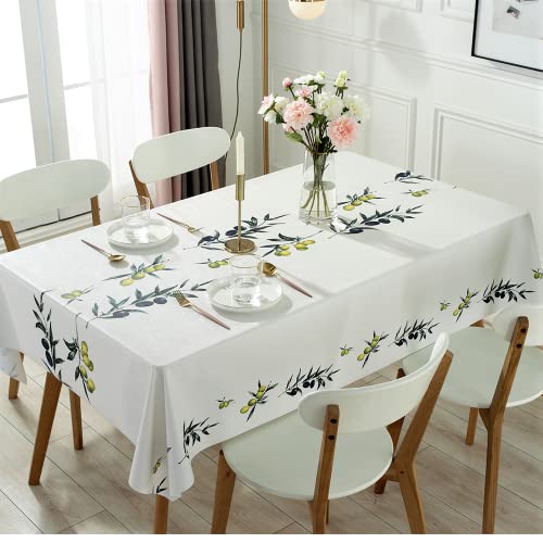 DARUITE Mantel Mesa Rectangular , Mantel Antimanchas PVC Plastico Impermeable de Comedor, Exterior, Cocina, Picnic(137 x 220 cm) Cover