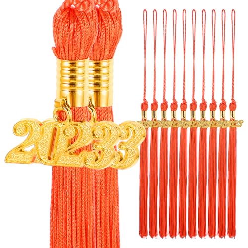 Recuerdos de Graduación Borlas para Birrete 2023 Naranja AMUSLESUR Fiesta