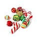 Highland Farms Select Christmas Stocking Cat Gifts Set - Cat Toy Filled - Kitty Festive Stocking Variety Pack Toy - 12 Packs