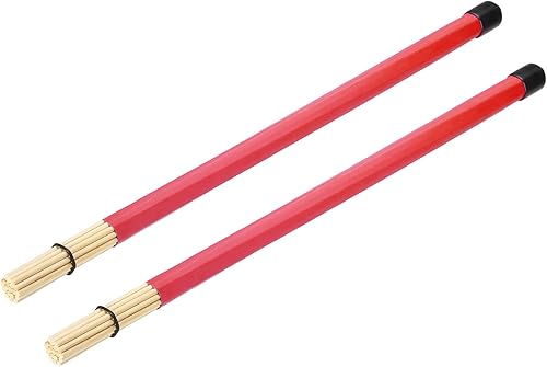 MECCANIXITY Bastones de tambor de bambú, cepillos para baquetas calientes para jazz, actuaciones acústicas, amantes de la música, percusión, 1 par, disponible en Yaxa Colombia