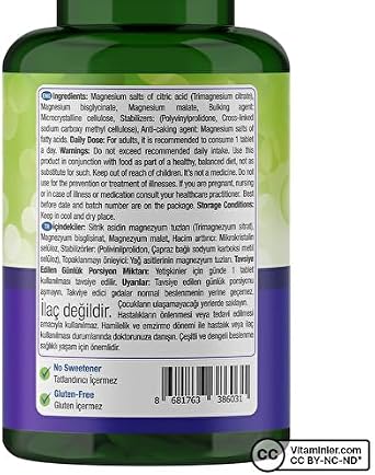 Nature's Supreme Multi Magnesium Complex 60 Tablet Color
