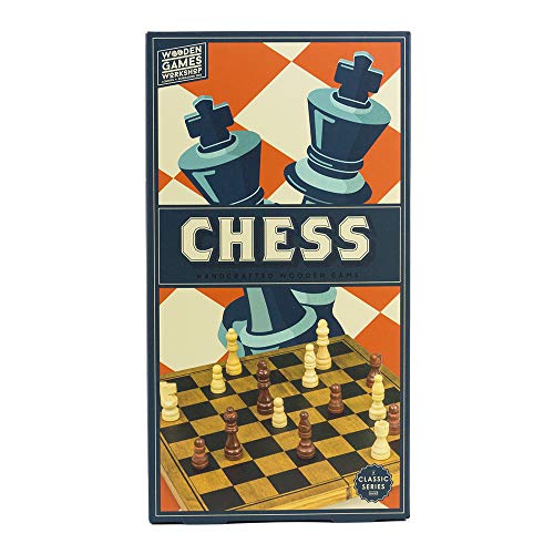 Échecs en bois de qualité signés Professor Puzzle avec pièces soignées - 6