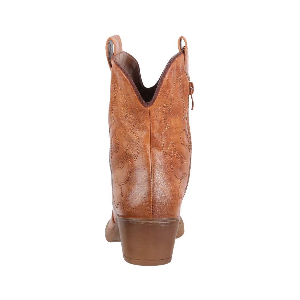 Elara Bottes Femme Bottines de Cowboy Chunkyrayan