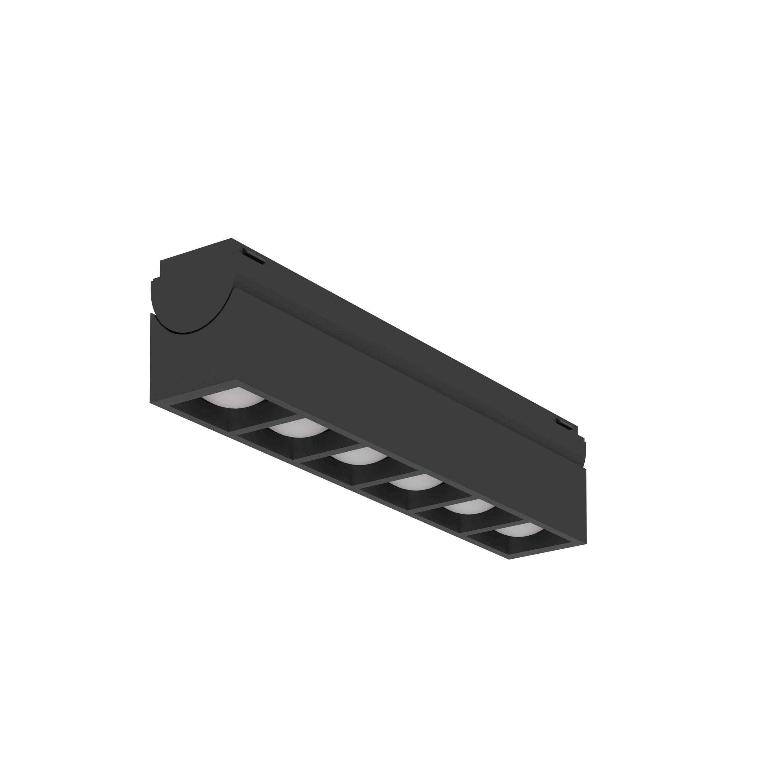 Eglo LED spot for Track Plus Rail System, dimmable Ceiling Spotlight, Accessory Rail, Light Accessory, Black Plastic, Warm to Cool White