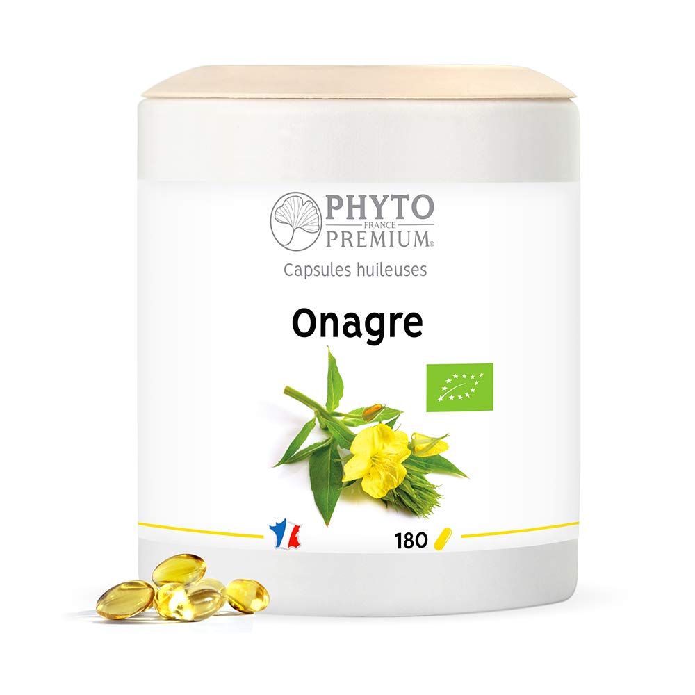 Capsules huileuses d' ONAGRE 500 MG (BIO) - Boite grand modèle
