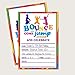 30 Bounce House or Jumping Party Invitations With Envelopes - Kids Birthday Invitations for boys or girls.