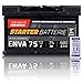 Produktbild ENVA Autobatterie 12V 75Ah 680A Starterbatterie PKW Batterie Wartungsfrei +30% Startleistung inkl. Polfett - Ersetzt 70Ah 72Ah 74Ah 80Ah