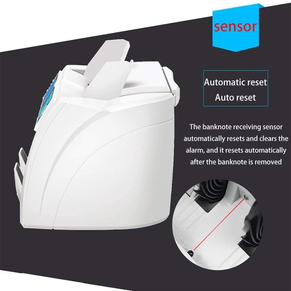 Contatore dei Soldi, Macchina per Il conteggio della banconota con rilevamento UV/MG, rilevamento della banconota con contraffazione, modalità Batch, con Display a LED
