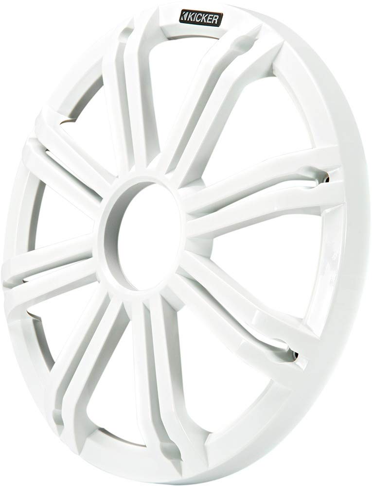 KICKER KMG12 Grille pour caisson de basses KM12 et KMF12 Blanc 30 cm