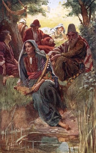 Lienzo dai fiumi di Babilonia de Harold Copping, impresión artística de alta calidad, 60x90cm