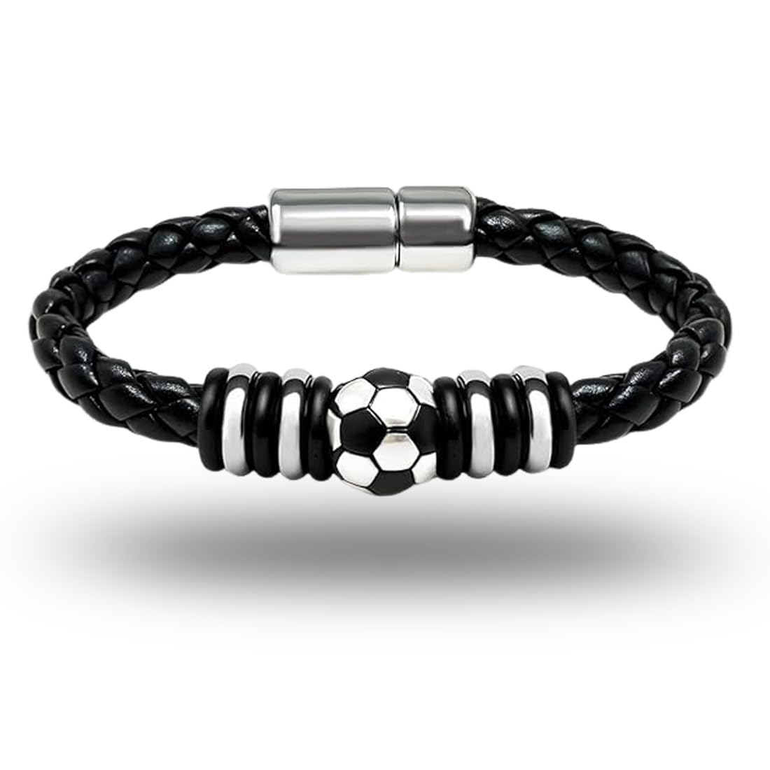 Pulsera de fútbol DWFEYOI para niño, regalo de cumpleaños Navidad 8-14 años