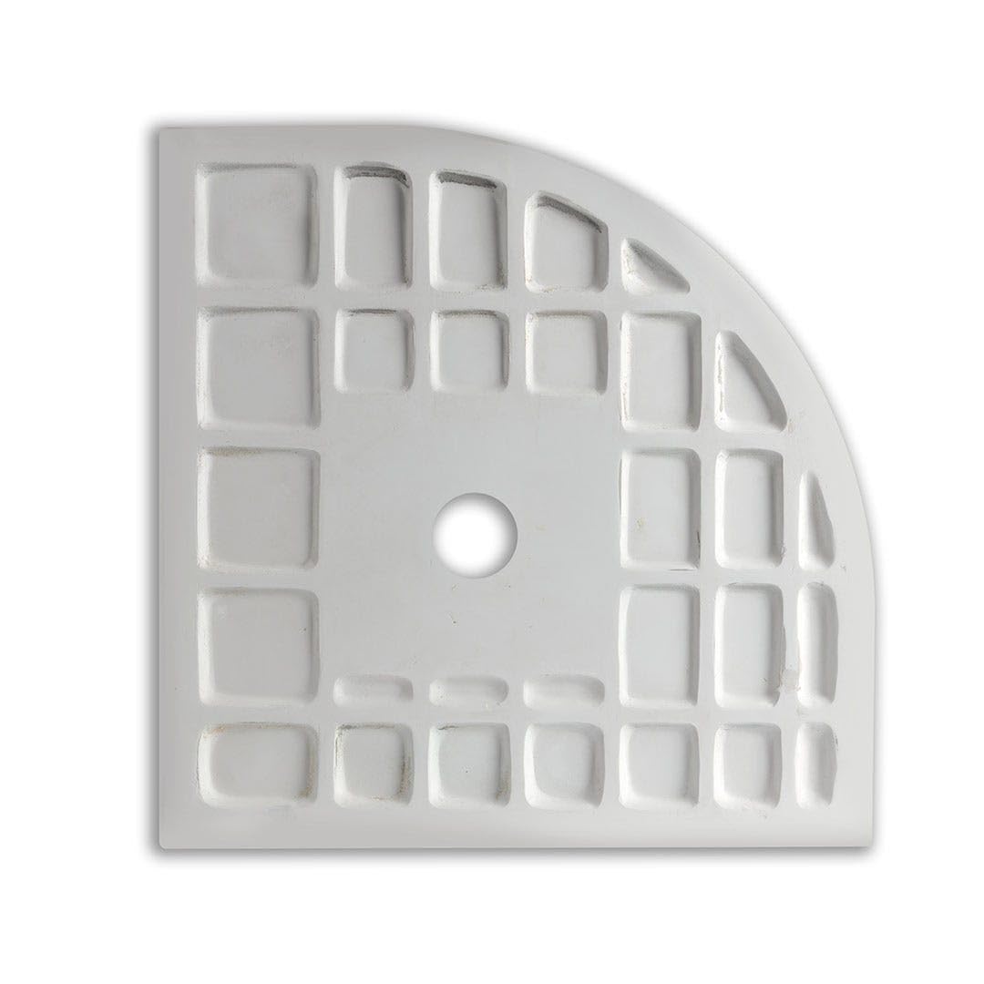Kiamami Valentina - Plato de Ducha de Resina 80x80 Blanco en Resina Muse