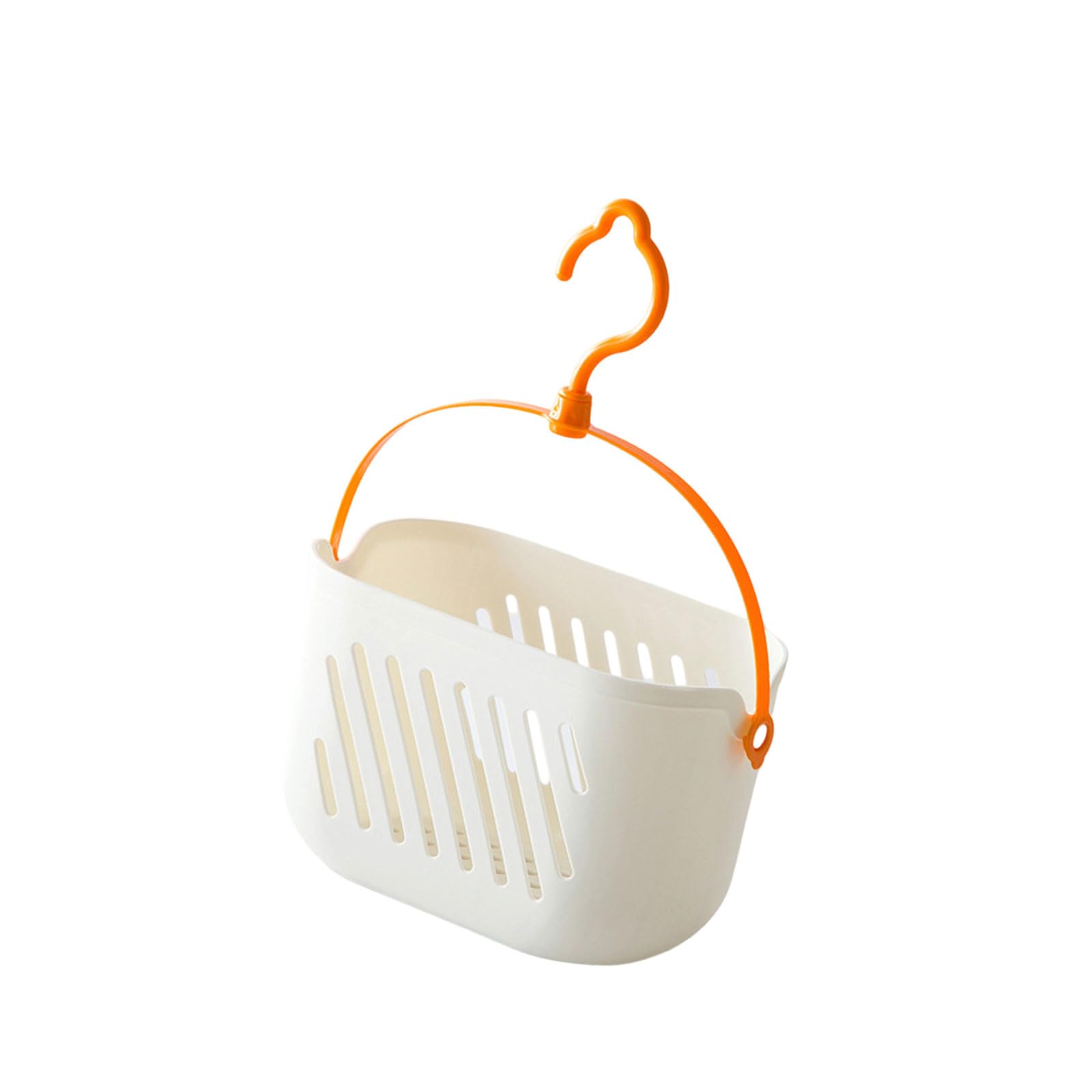 YWLUUOO Bathroom Organizers Basket with Quick Draining Meshes and Carry Handle for Shower Essential Storage Space Saving Bathroom Hanging Storage Basket