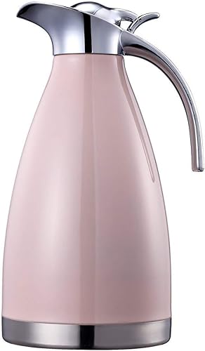 Miniatura 8 de Bonnoces Jarra térmica de acero inoxidable de 68 onzas termo aislado al vacío de doble pared con tapa jarra de cafété retención de calor y frío 2