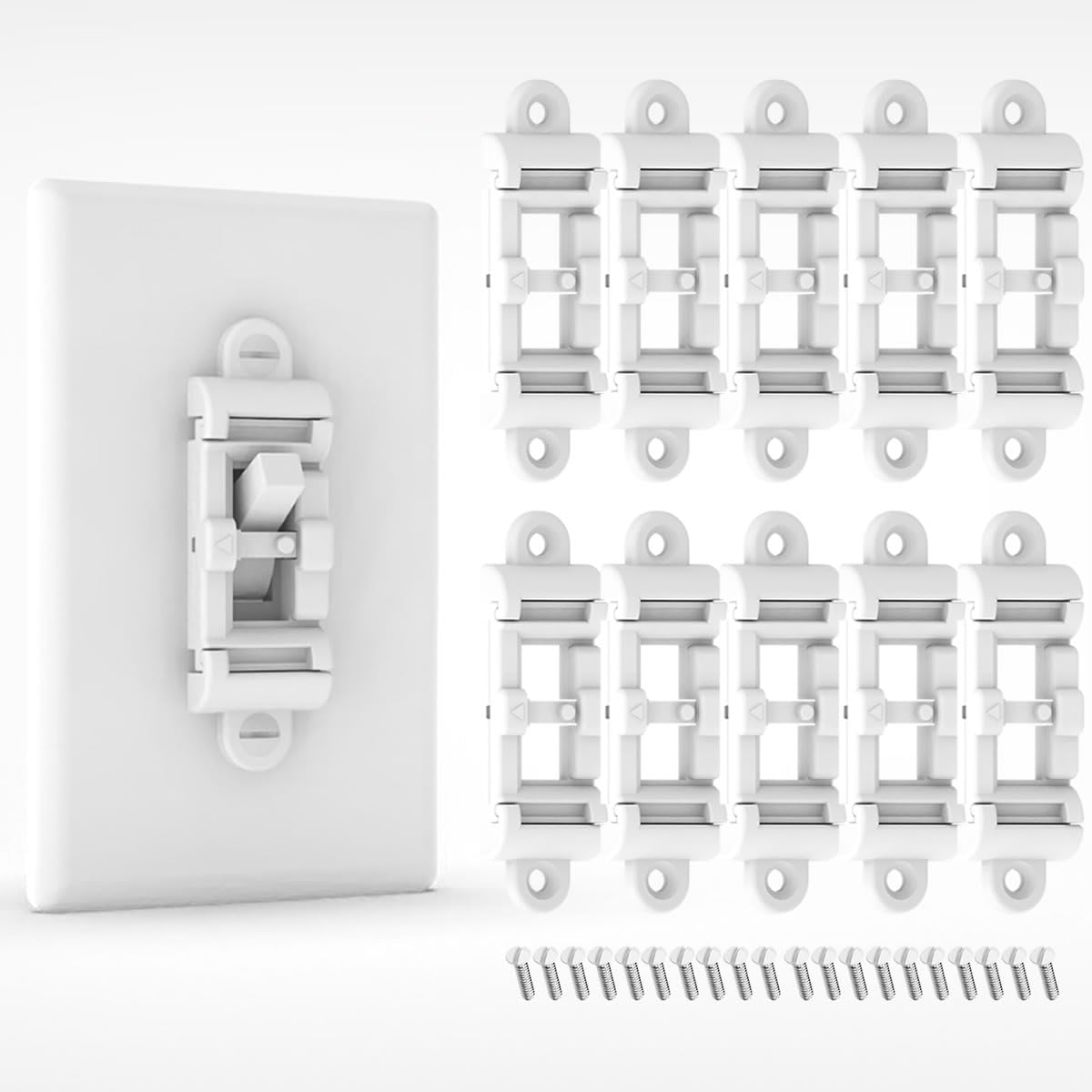 SOZULAMP Child Proof Light Switch Cover Guard 10 Pack - electrical safety | Mubboo