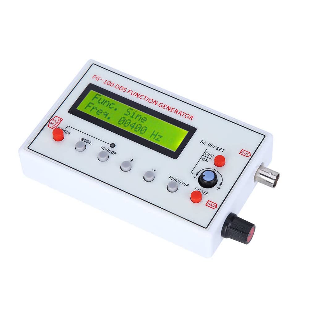 xcluma DDS Signal Generator FG-100 LCD Display Sine Frequency 1HZ-500KHz Counter Function Signal Source Generator Meter-image-16
