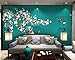 Produktbild HONGYUANZHANG Grüne Blume Und Vogel Landschaft Custom 3D Photo Wallpaper Künstlerische Landschaft Tv-Hintergrundbild,24Inch (H) X 32Inch (W)
