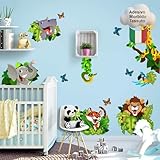 Sticker per il muro della cameretta con animali
