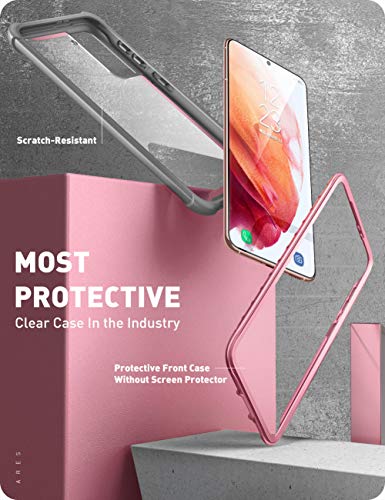 Image of i-Blason PC Ares Series Case Cover For Galaxy S21 5G (2021 Release), Rugged Clear Bumper Case Cover Without Built-In Screen Protector (Pink)