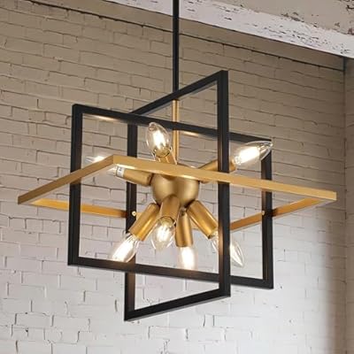 TACDANDM Geometric Sputnik Chandelier