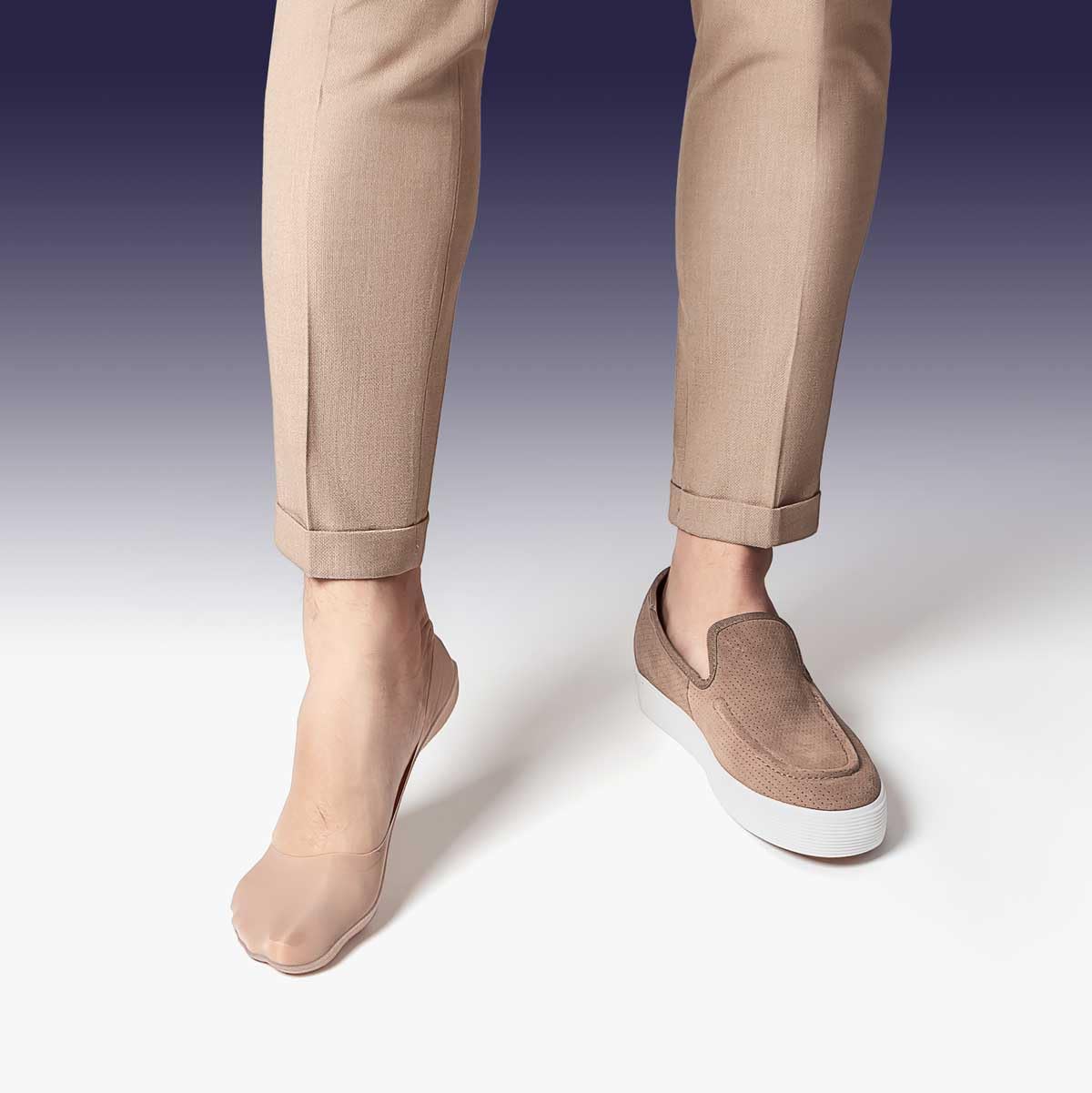 SHEEC Men’s No Show Socks for Flats | Non-Slip Invisible Liners for Heels & Ballet Shoes | Soft, Lightweight | 4 or 6 Pairs