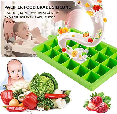 TAZLYN Square Ice Cube Tray (Pack of 1, Pure Silicon) - Image 4