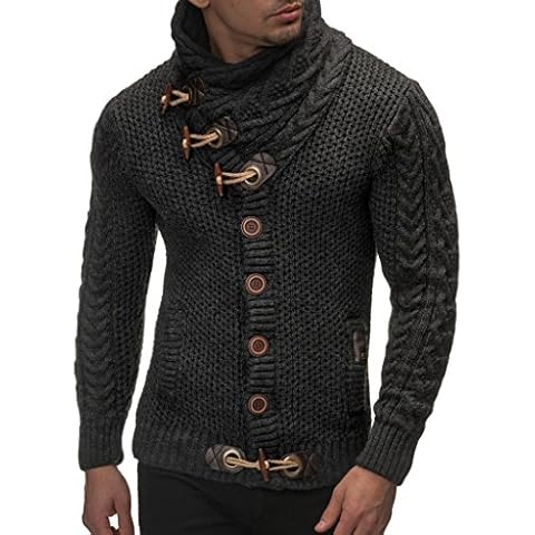 Leif Nelson Men’s Shawl Collar Cardigan Cover
