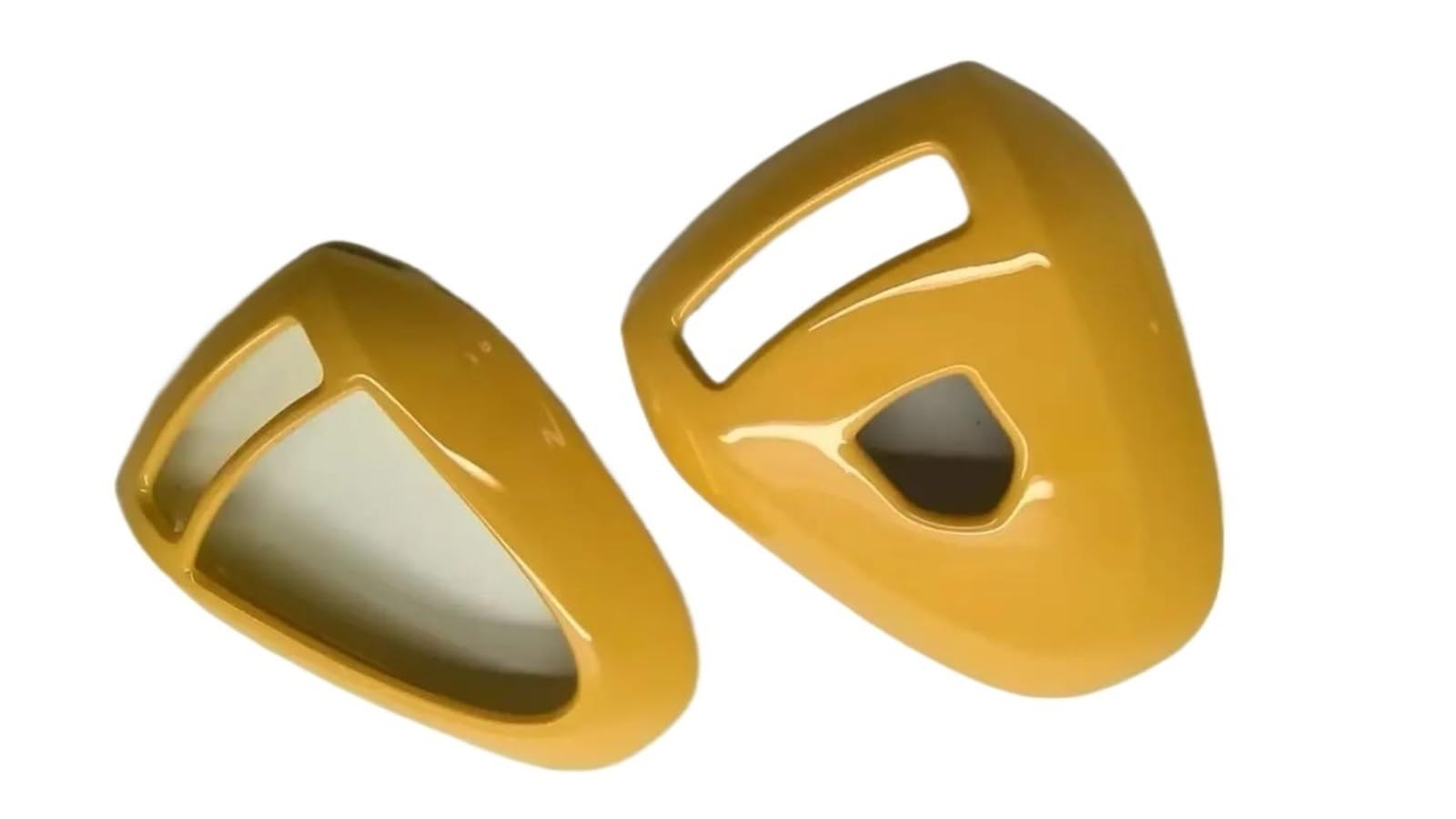 Étui de clé pour Porsche 911 997 Boxster Cayman en finition jaune - 4
