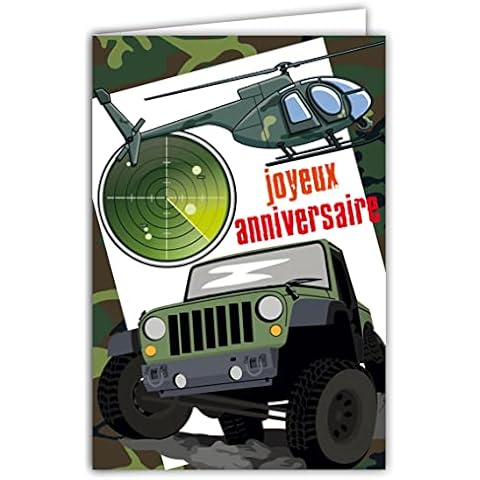 AFIE Happy Birthday Card for Military Fans Cover