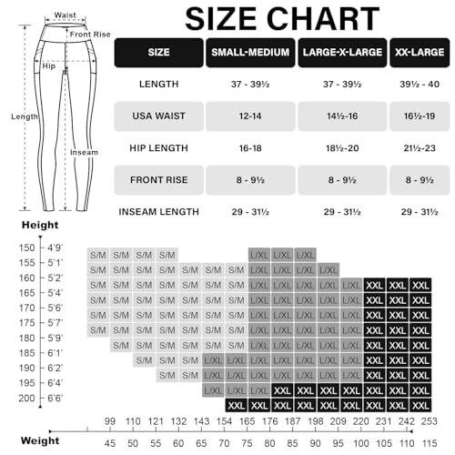 Charmking High Waisted Leggings For Women Soft Tummy Control Pants Non See Through Workout Yoga Pants For Running Reg & Plus Size thumb #5
