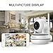 eLinkSmart WiFi Camera 1920x1080 Home Security PTZ IP Camera Card or Cloud Recording Night Vision 2-Way Audio Motion Detection, Support Alexa