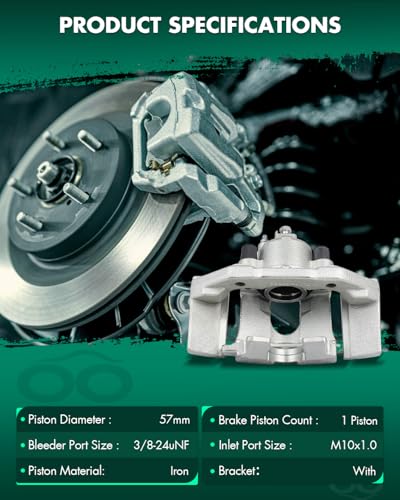 Image of SCITOO 18B5048 Rear Right Disc Brake Caliper Assembly w /Bracket for Ford for Expedition 2007-2017,for Lincoln for Navigator 2007-2017
