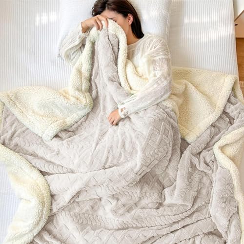 Couverture d'hiver en microfibre pour canapé et lit douillet - 8