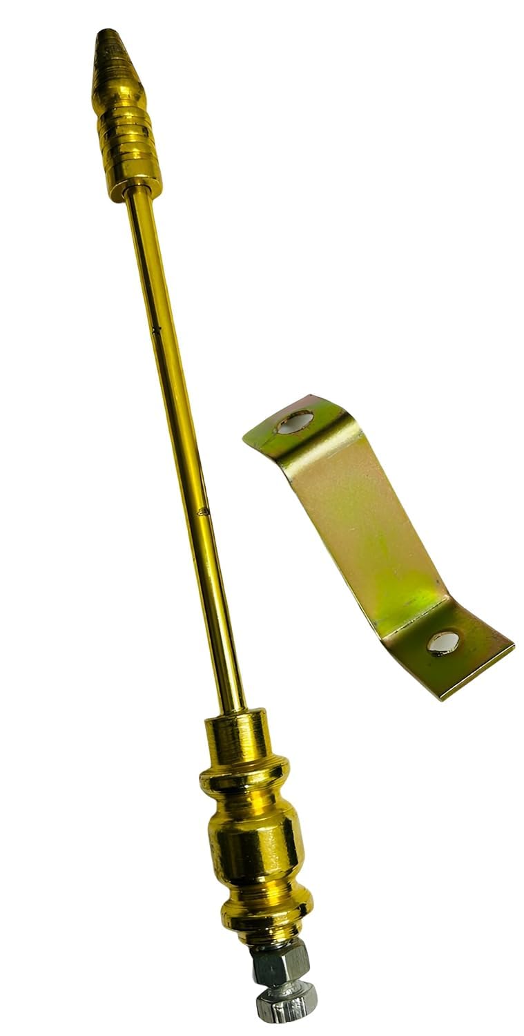 DECTEMS Car Flag Holder Rod Golden with Bracket – Universal Corner Rod Judgment Rod for All Car Models Décor – Durable and Stylish Vehicle Accessory-image-26
