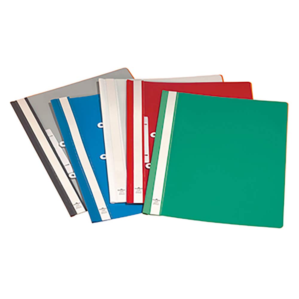Durable Clear View Folder PVC Blu cartellina con fermafoglio