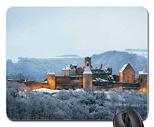 Preisvergleich Produktbild bourscheid Castle Luxembourg Winter 11776 Quadratisches Mauspad Gaming Mouse mat