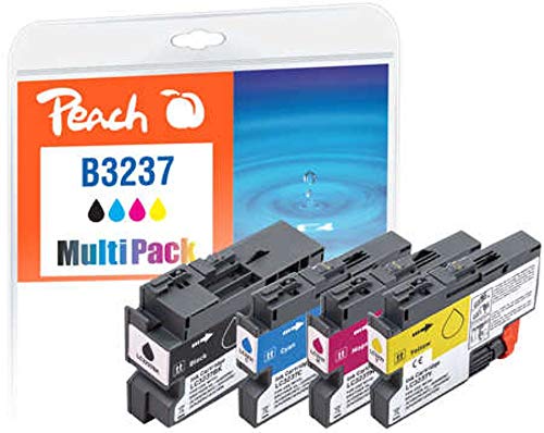 Peach 321008 Cartouche d'encre Imprimante 4 pièce(s) Noir, Cyan, Magenta, Jaune pour Cartouches