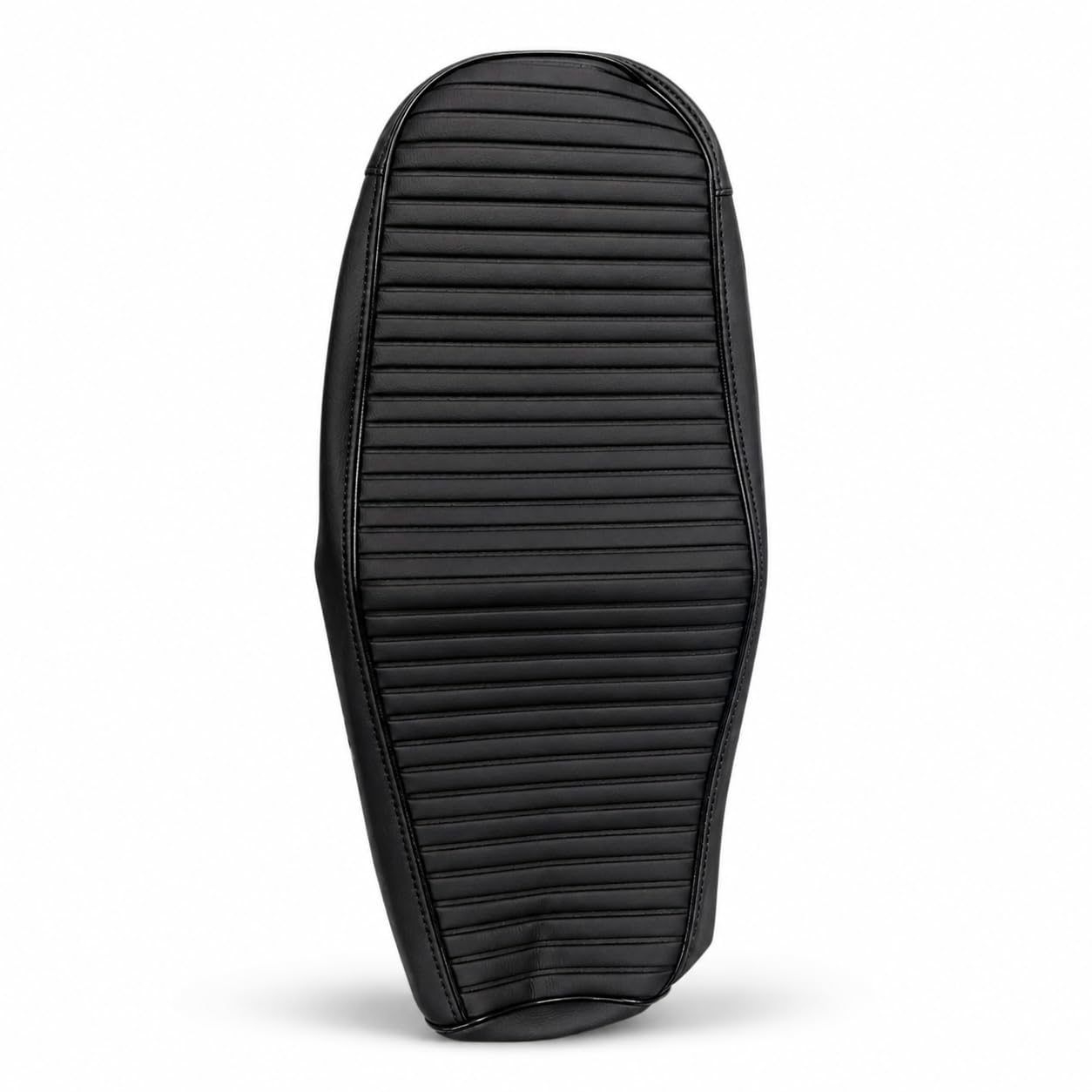 Ribbed Design Seat Cover | Black Leatherette | Waterproof | Anti-Slip | Heavy Duty Cushion Seat Cover | Compatible with Royal Enfield Continental GT 650 New Model-image-20