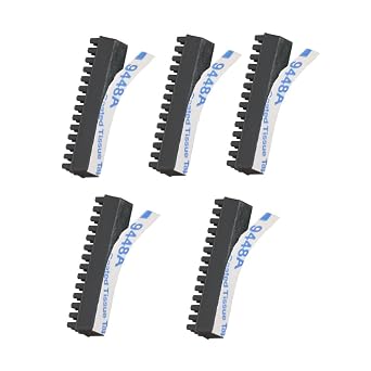 JUUPINE 5PCS Nozzle Silicone Brush Replacement Kit for Bambu Lab A1/K1/K1C/K1 Max 3D Printer,Hotbed Mounted Silicone Wiper Cleaning Tool, Not Compatible with A1 Mini
