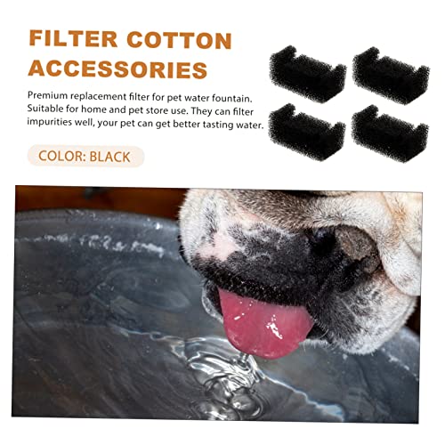 Beavorty 4 piezas filtros esponja para fuente de agua mascotas miniatura 7