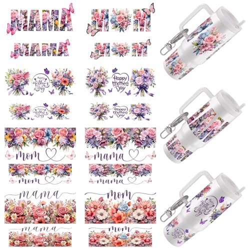 Elewins 16��/�Z�b�g ��̓��̈��p�� UV DTF�]�ʎ� �J���t���ȃ~�j�L�[�`�F�[�� �]�ʎ� UV DTF�]�ʎ� (��̓��̂��Ԃƒ�)