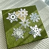 雪の結晶ケーキトッパー、フローズンケーキトッパー、冬のフローズンスノーフレークカップケーキピッククリスマス冬のフローズンテーマ誕生日パーティーデコレーション(シルバー)