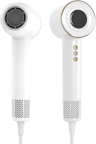 Secador de pelo de alta velocidad, secador de pelo con concentrador magnético para secado rápido, bajo nivel de ruido, termo-control, profesional,