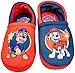 Paw Patrol Slippers for Toddlers, Mismatch A-Line House Shoes, Red/Blue, Toddler 7/8
