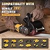 VERVEWAVE Cordless Burnishing Polishing Machine for Dewalt 20V Max Battery (No Battery), Surface Conditioning Tool with 6 Variable Speeds and Guide Wheel, For Stainless Steel, Wood, Metal (Tool Only) #1