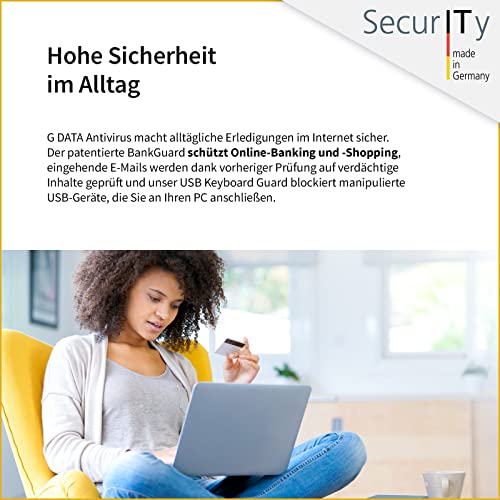 G DATA Antivirus 2022 | 1 PC - 1 Jahr | Download | Aktivierungscode per Email | Virenprogramm für Windows 10 / 8 / 7 | zukünftige Updates inklusive - Image 5