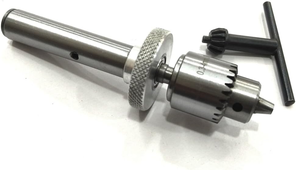 Precision Fine Micro Drill Mill Adapter Miniature Quill 1/2" Shank with JT0 Drill Chuck 0.3-4 mm-Manual Feed Control Avoids Drill Breakage-Engineering Tools Accessories