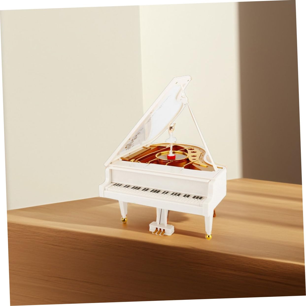Caja de Música Giratoria Forma de Bailarina Piano