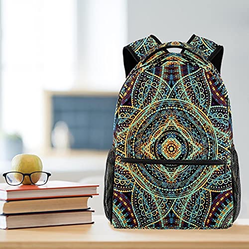Sac à dos léger motif crâne et fleurs multicolore pour enfants